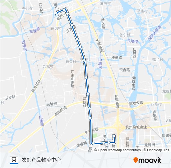 公交778路的线路图