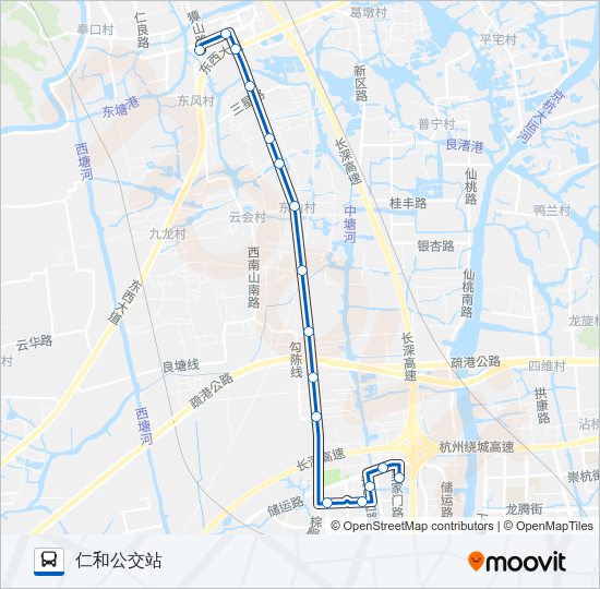 公交778路的线路图