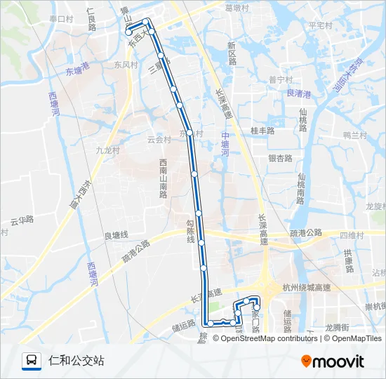 公交778路的线路图