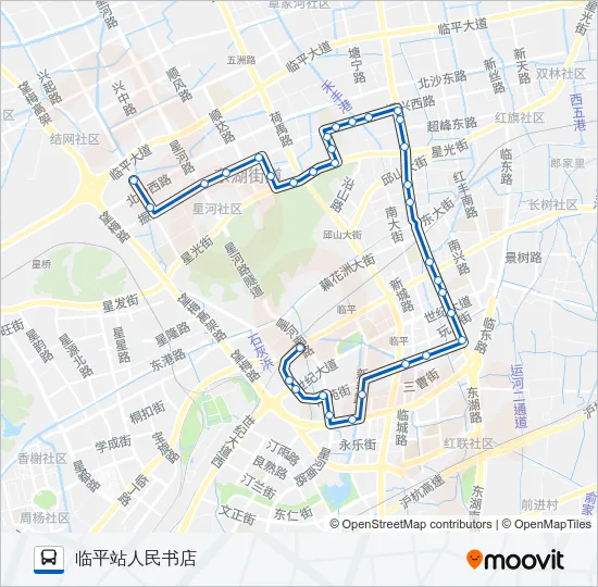 公交779路的线路图