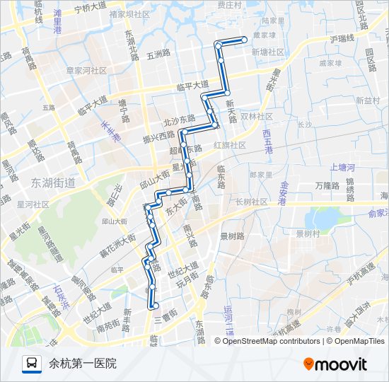 公交780路的线路图