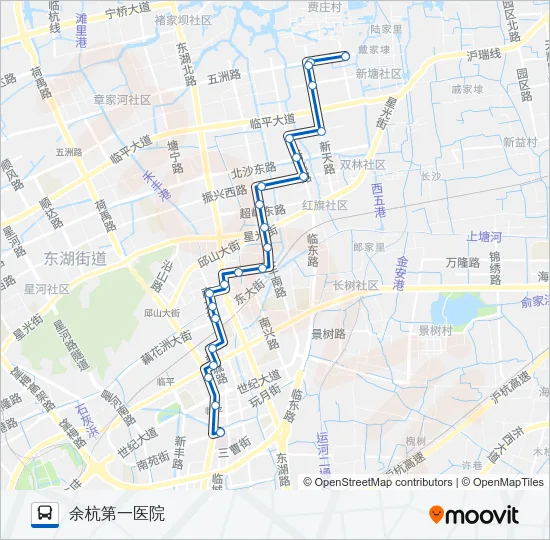 公交780路的线路图