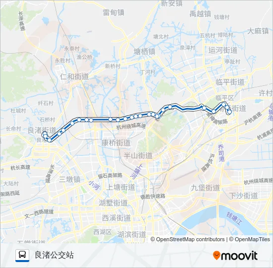 781路 Bus Line Map