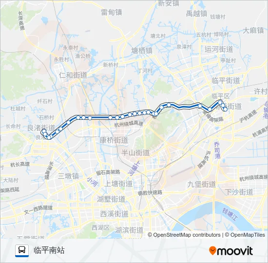 781路 Bus Line Map