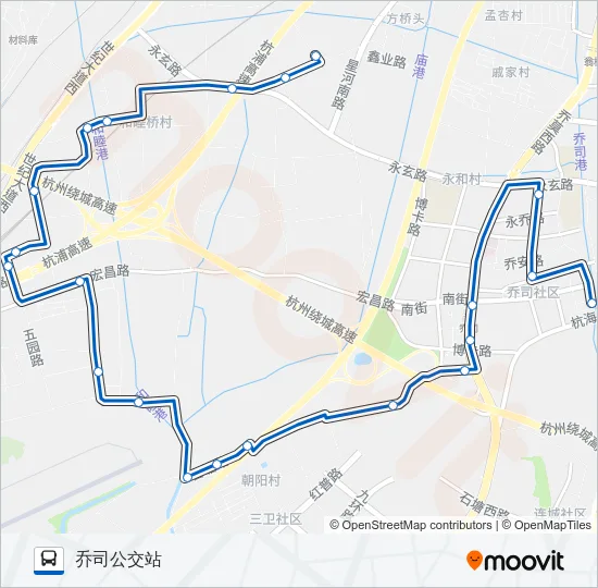 783路 Bus Line Map