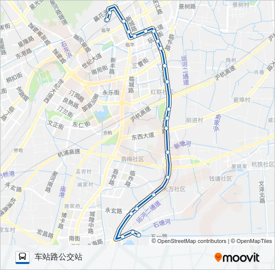 784路 Bus Line Map