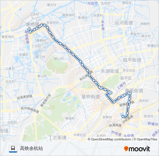 公交786路的线路图