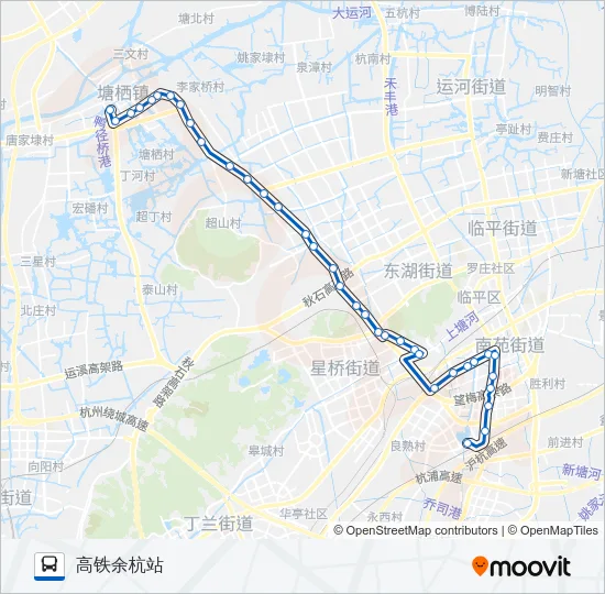786路 Bus Line Map
