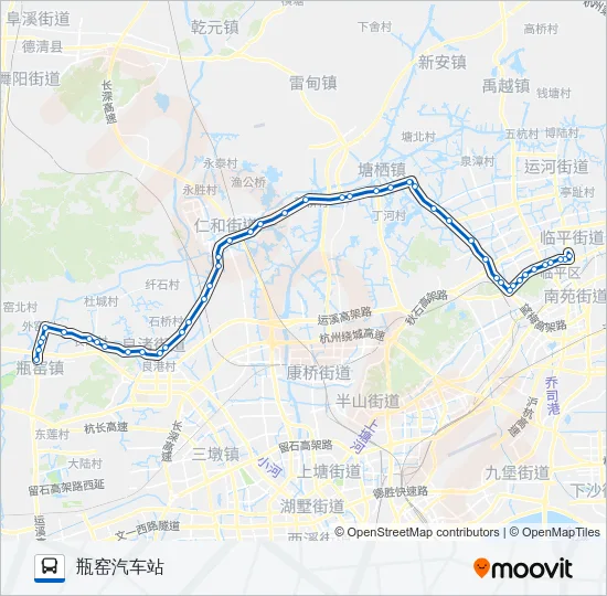 787路 Bus Line Map