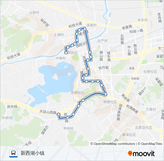 公交789路的线路图