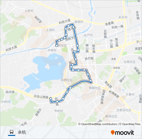 公交789路的线路图