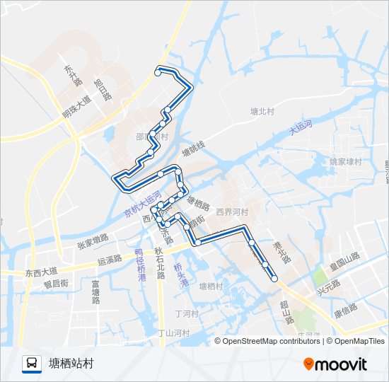 公交790路的线路图