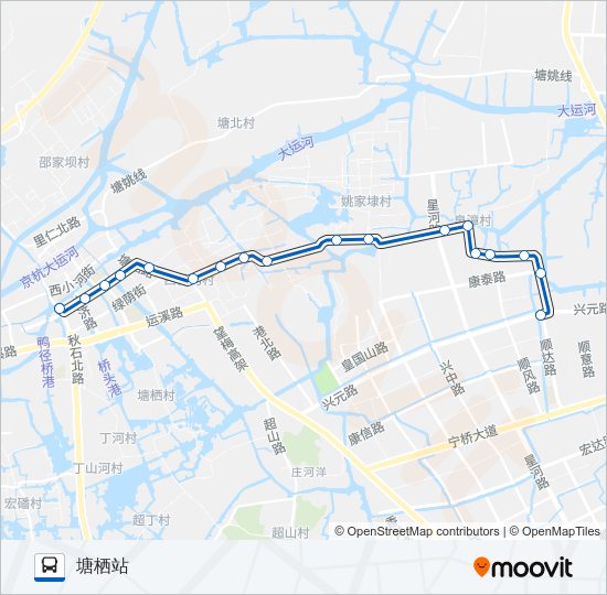 公交793路的线路图