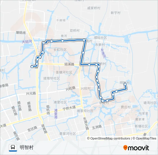 公交795路的线路图