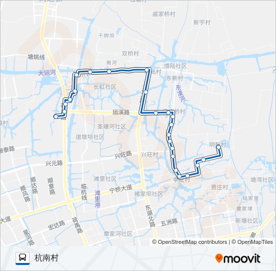 公交795路的线路图
