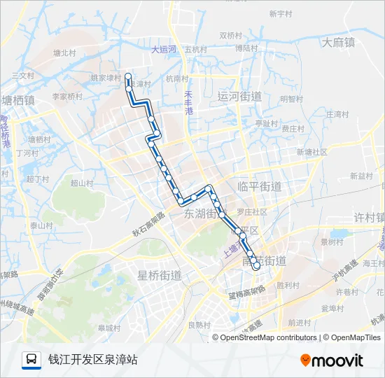 796路 Bus Line Map