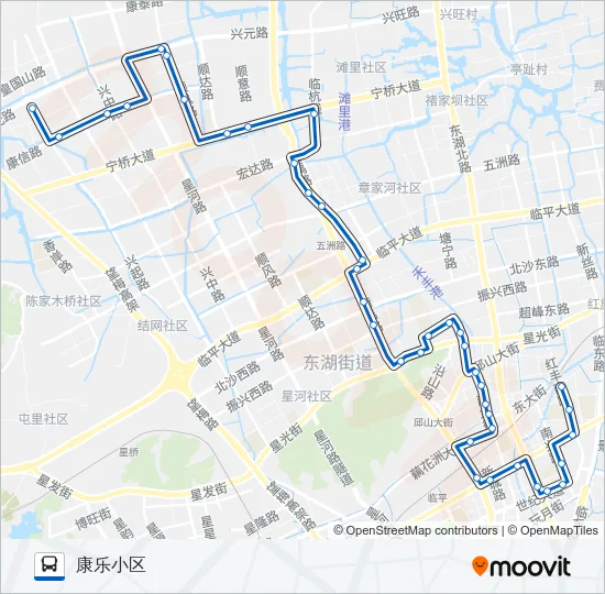 公交797路的线路图