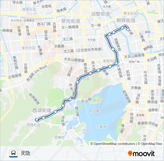 807路 Bus Line Map