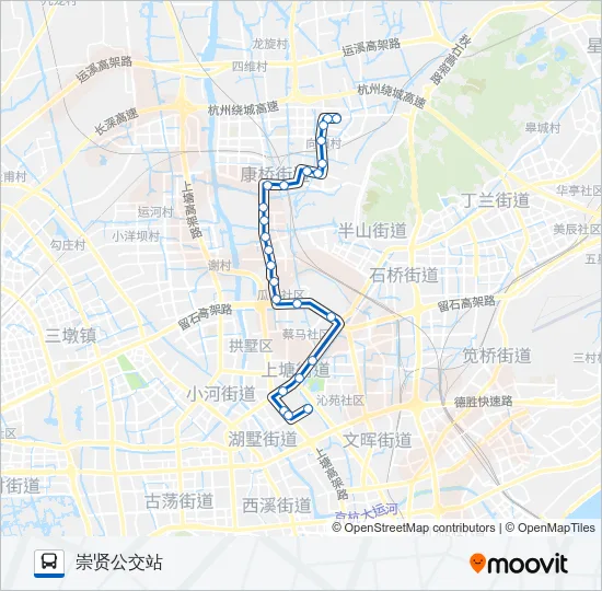 847路 Bus Line Map