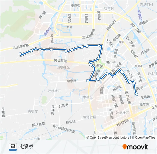 857路 Bus Line Map