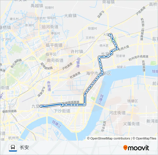 868路 Bus Line Map