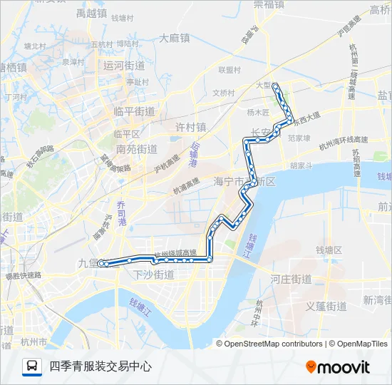 868路 Bus Line Map