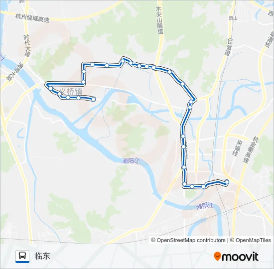 公交871路的线路图