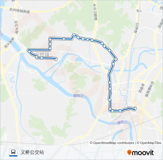 871路 Bus Line Map