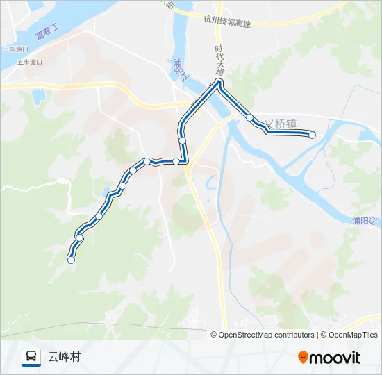 872路 Bus Line Map