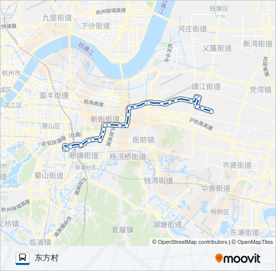 873路 bus Line Map