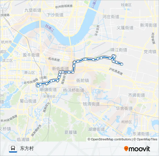 873路 Bus Line Map
