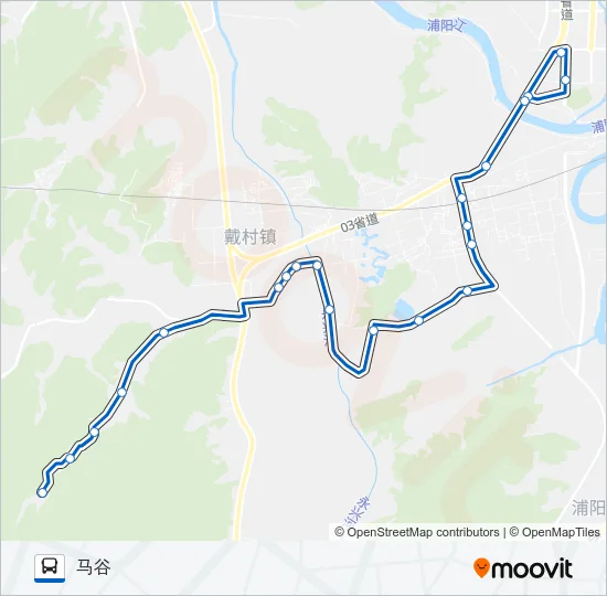 公交875路的线路图