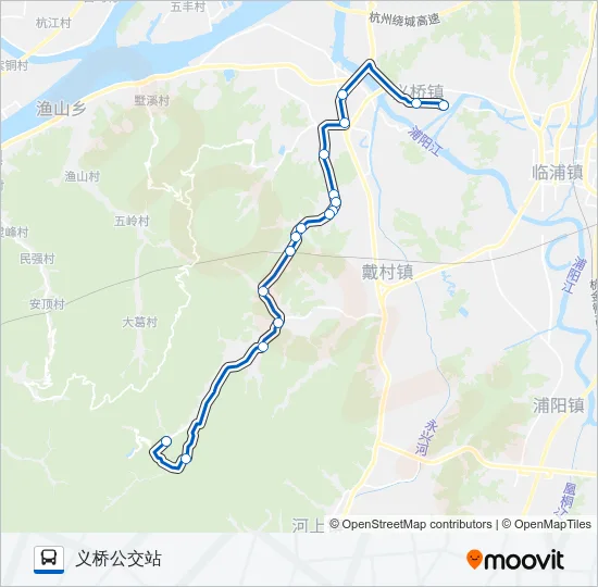 876路 Bus Line Map