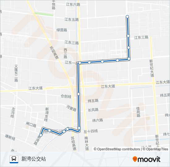 公交879路的线路图