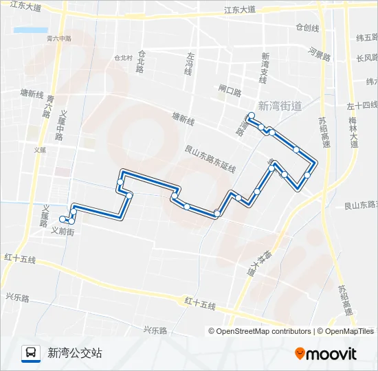 880路 Bus Line Map