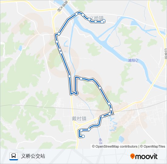 公交881路的线路图