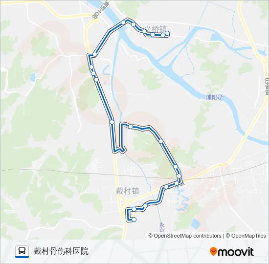 881路 Bus Line Map