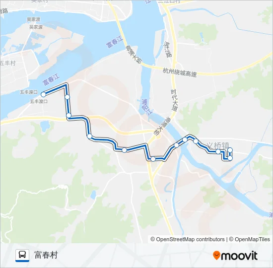 882路 Bus Line Map
