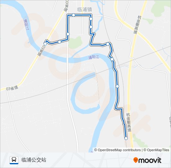 883路 bus Line Map