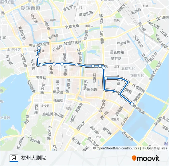 991路 Bus Line Map