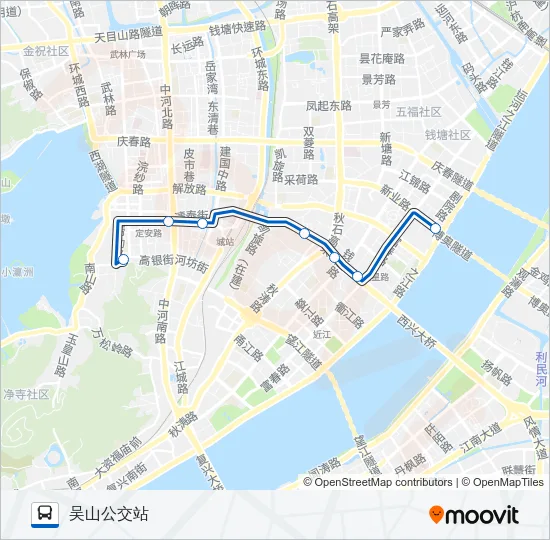 992路 Bus Line Map