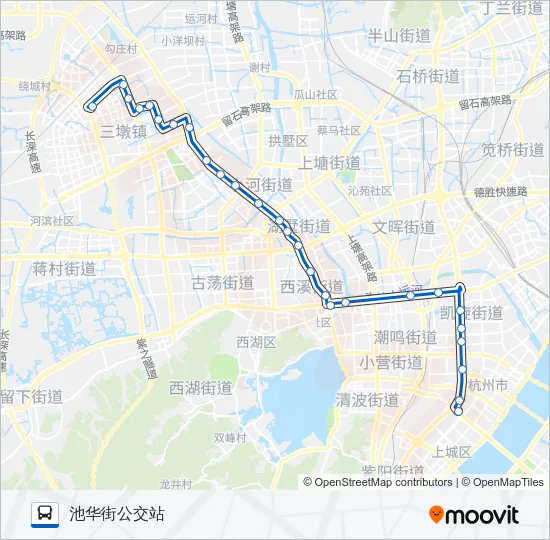 B支1路 Bus Line Map