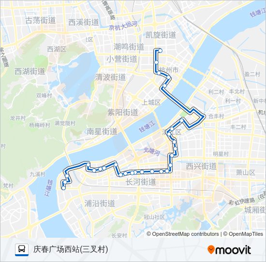 B支6路 bus Line Map