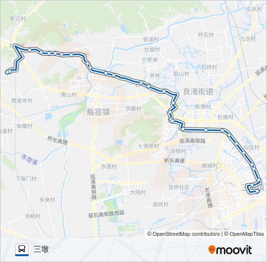 B支8路 bus Line Map