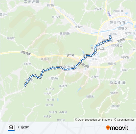 K83路 bus Line Map