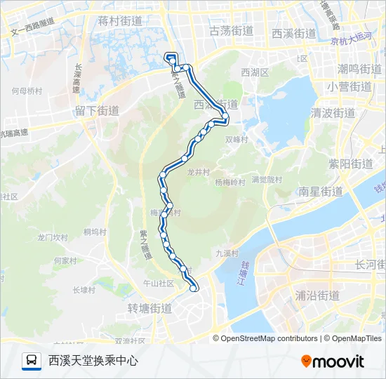 假日2线 Bus Line Map