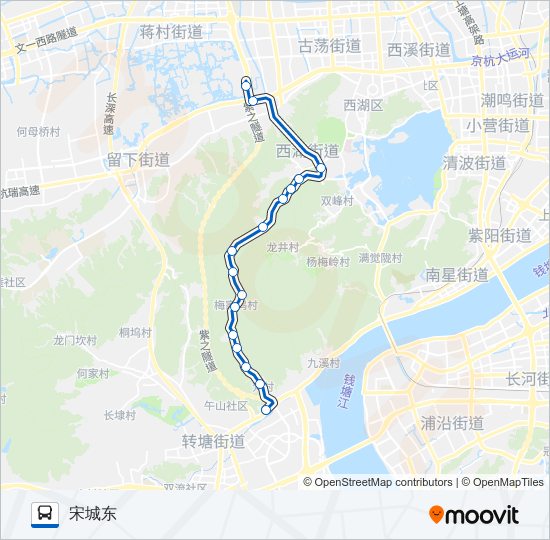 假日2线 bus Line Map