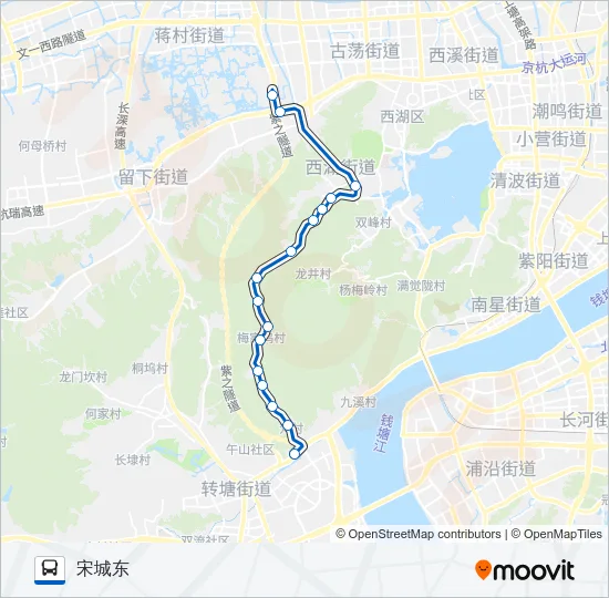 假日2线 Bus Line Map