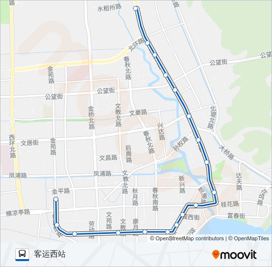 公交富阳9路的线路图
