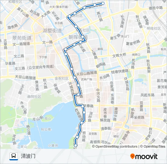 12路区间 Bus Line Map